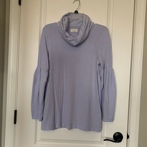 Lou & Grey cowl neck bell sleeve